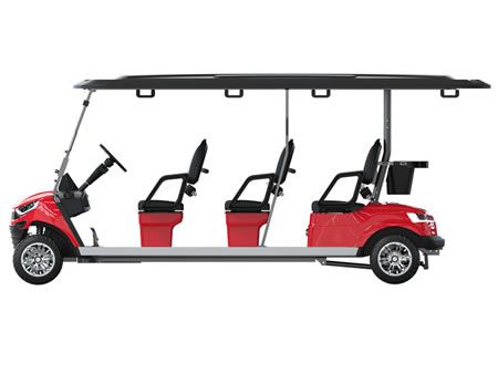 عربة الغولف الكهربائية بستة مقاعد عربة الغولف الكهربائية 